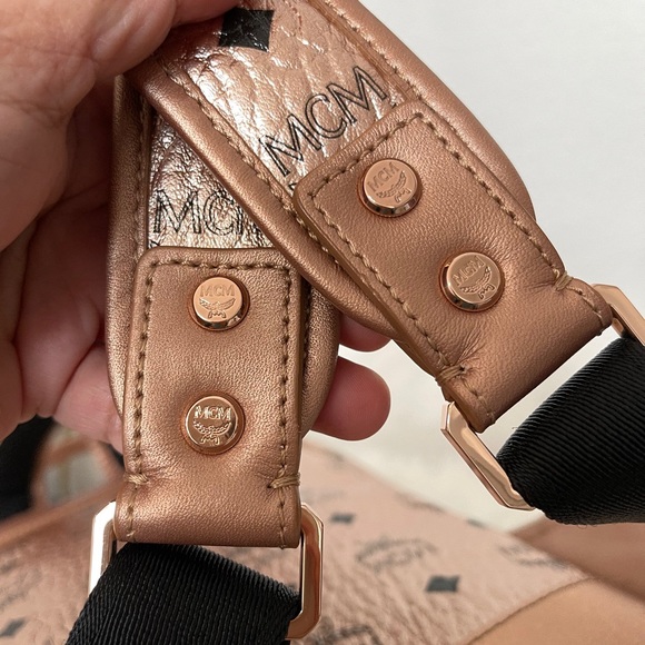 MCM Backpack w/ Chain Pouch - Picture 13 of 16